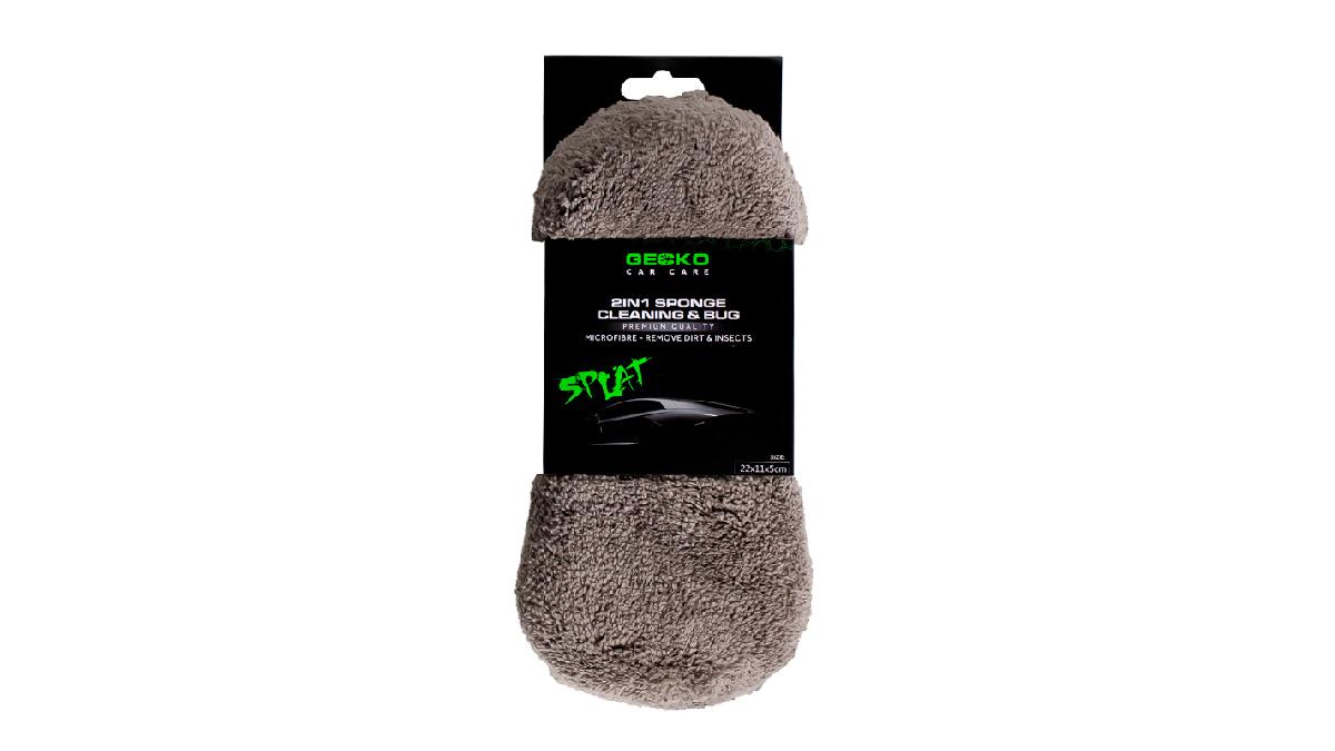 Gecko+2in1+%C3%89ponge+Microfibre+et+Anti-Mouches+2x11x5cm